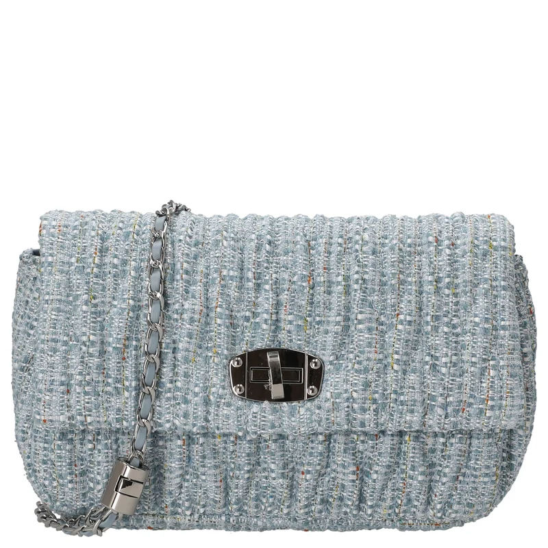 Seidenfelt Floro - Umhängetasche 24 cm (sea blue)