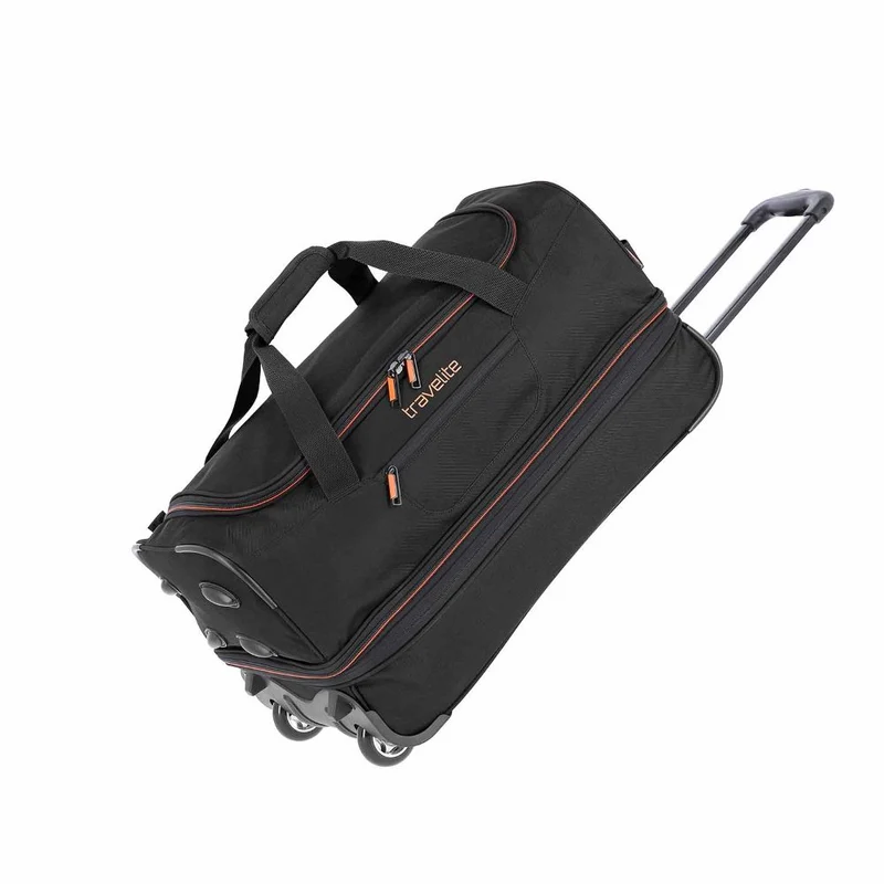 Travelite Basics Schwarz Rollenreisetasche S 55 cm