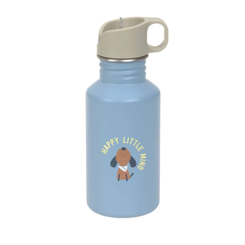 Lässig Trinkflasche 0,5 Liter Edelstahl Party Blue Green