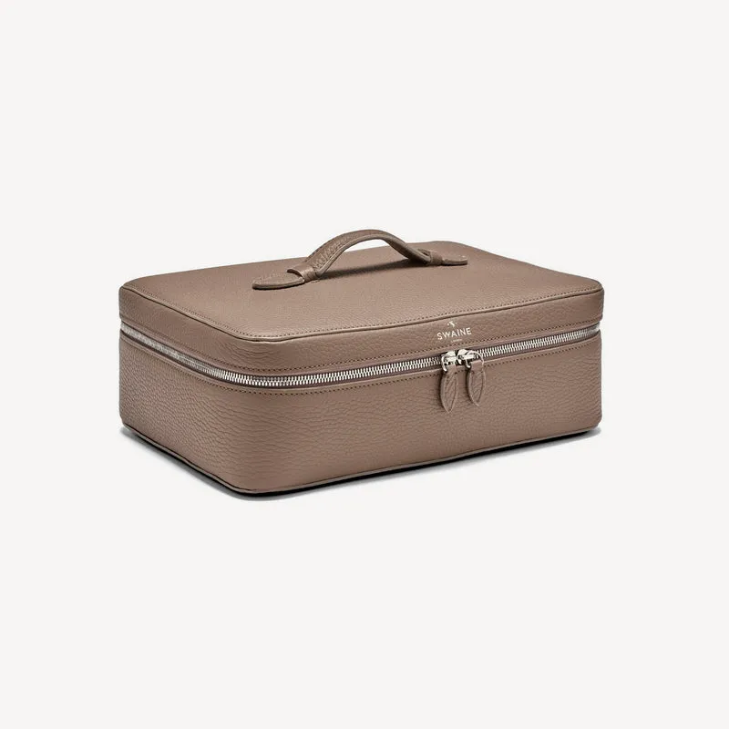 Großer Kosmetikkoffer – Taupe