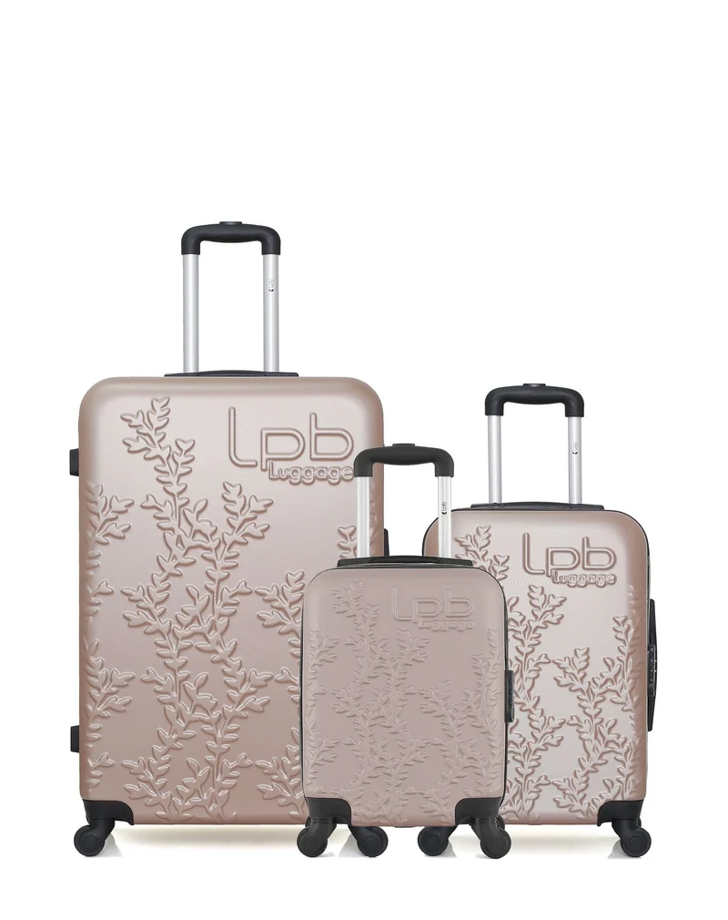 LPB LUGGAGE – 3er-Pack – Großer Koffer, Handgepäck und Handgepäck XXS