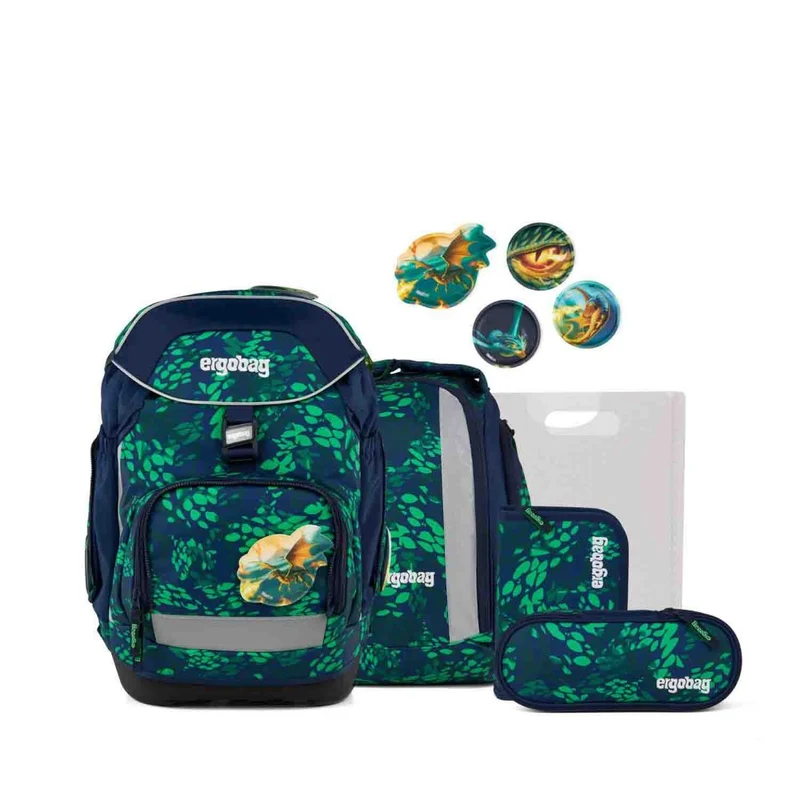 Ergobag Pack DrachenbezwingBär Schulrucksack Set 6tlg.