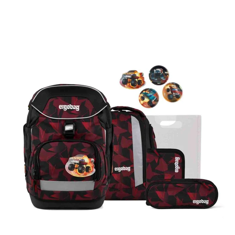 Ergobag Pack UnaufhaltBär Schulrucksack Set 6tlg.