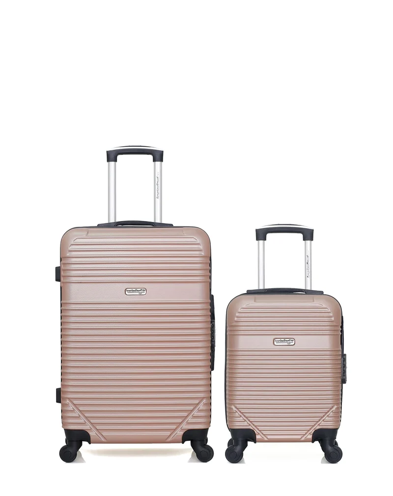 2er-Pack - Mittelgroßer Koffer und Handgepäck XXS MEMPHIS