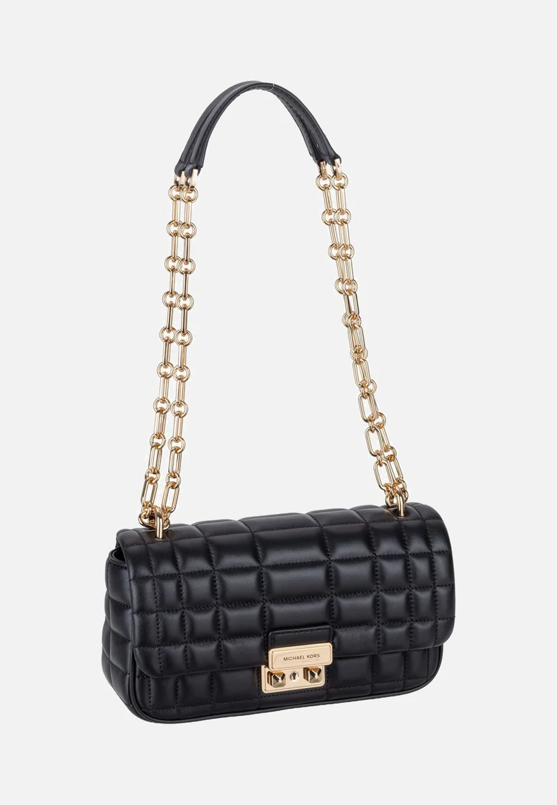 Tribeca Small Conv Chain Shldr Black - Abendtasche