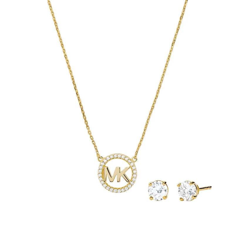 Michael Kors damen Geschenkset Gold MKC1260AN710