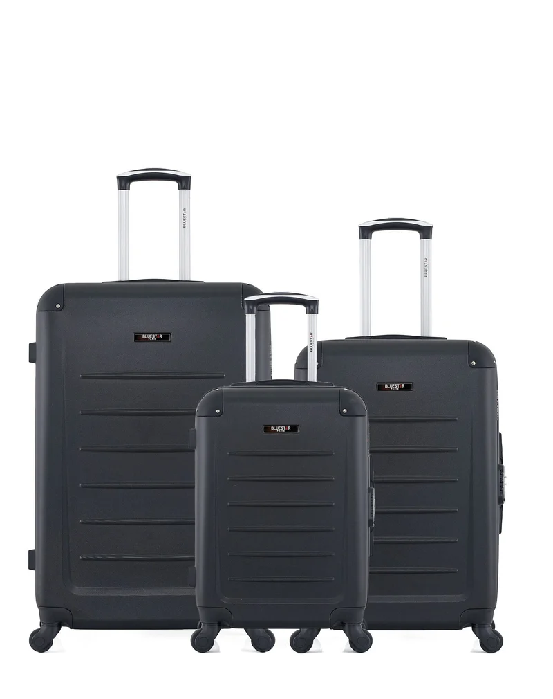 BLUESTAR – 3er-Pack – Großer Koffer, mittelgroßer Koffer und Handgepäck OPERA