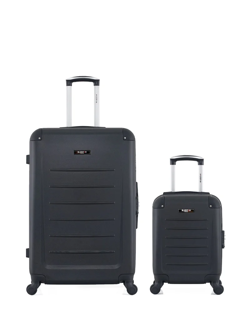 BLUESTAR – 2er-Pack – Großer Koffer und Handgepäck XXS OPERA