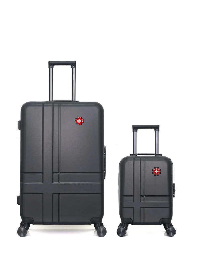SWISS KOPPER – 2er-Pack – Großer Koffer und Handgepäck XXS USTER