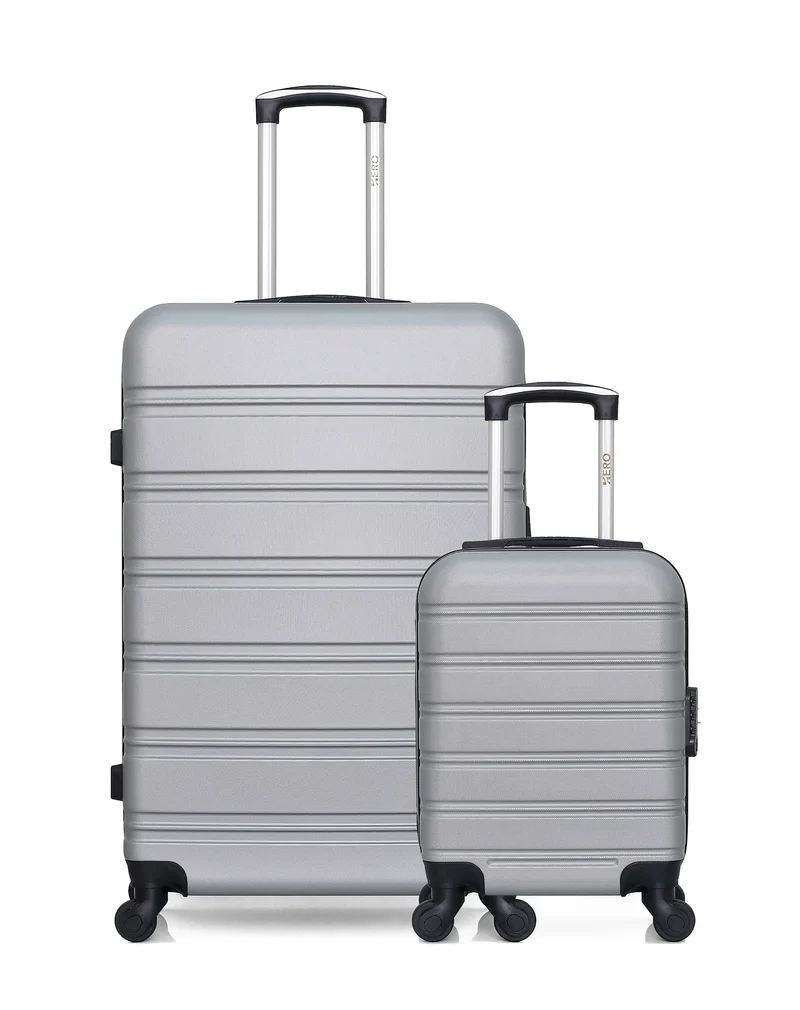 HERO – 2er-Pack - Großer Koffer und Handgepäck XXS RENOSO