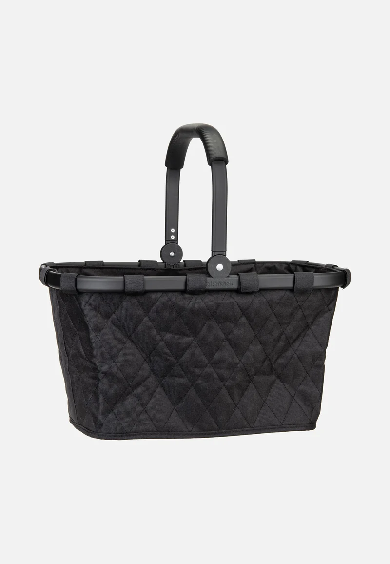 Carrybag Rhombus Black - Einkaufskorb
