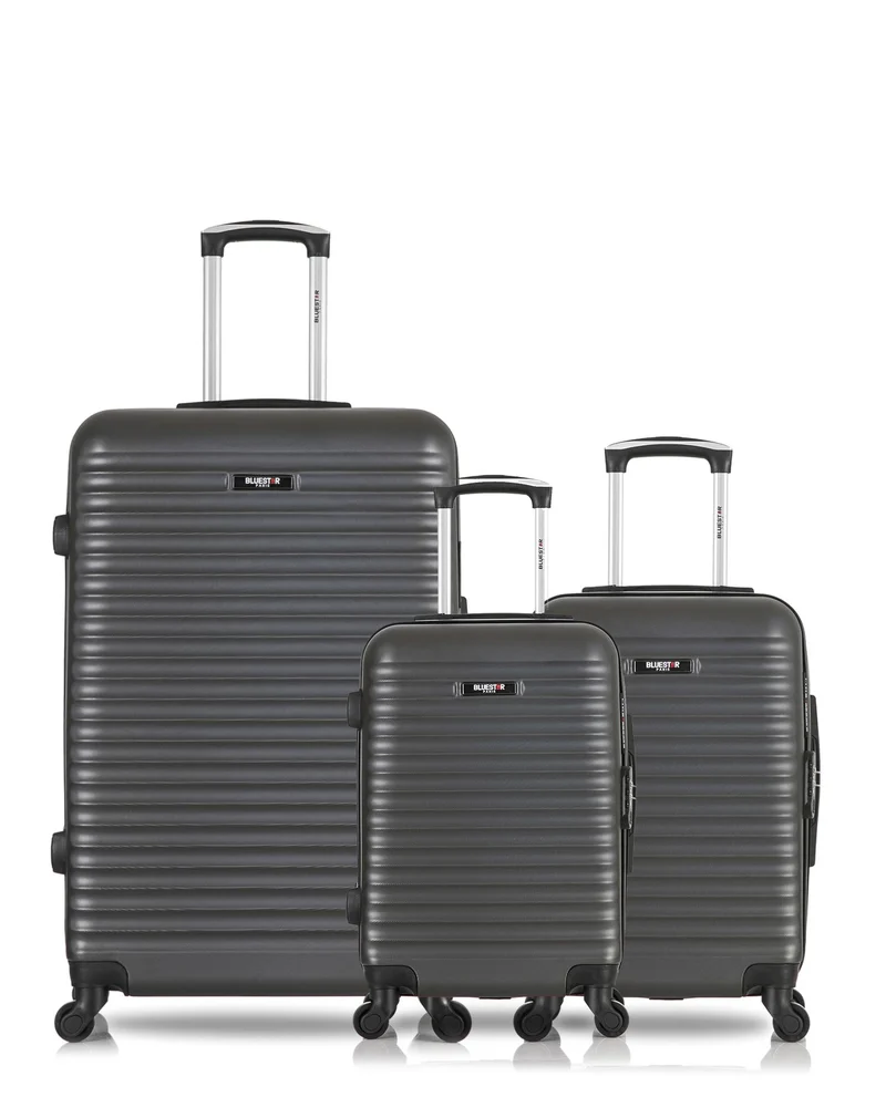 BLUESTAR – 3er-Pack – Großer Koffer, Handgepäck und Handgepäck XXS-BRAZILIA