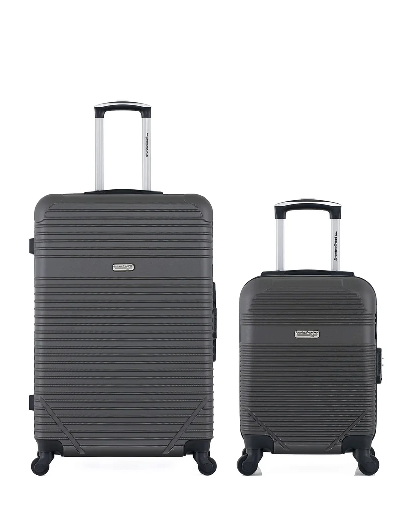 2er-Pack – Großer Koffer und Handgepäck XXS MEMPHIS