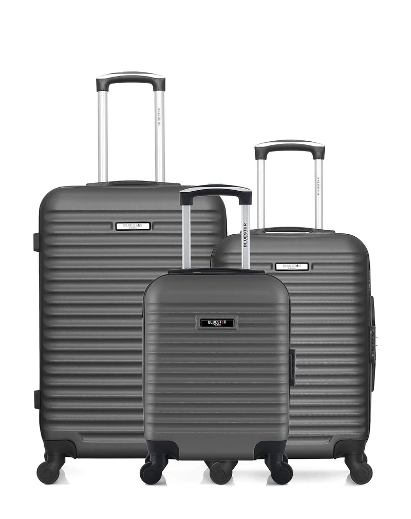 BLUESTAR – 3er-Pack – Mittelgroßer Koffer, Handgepäck und Handgepäck XXS BRAZILIA