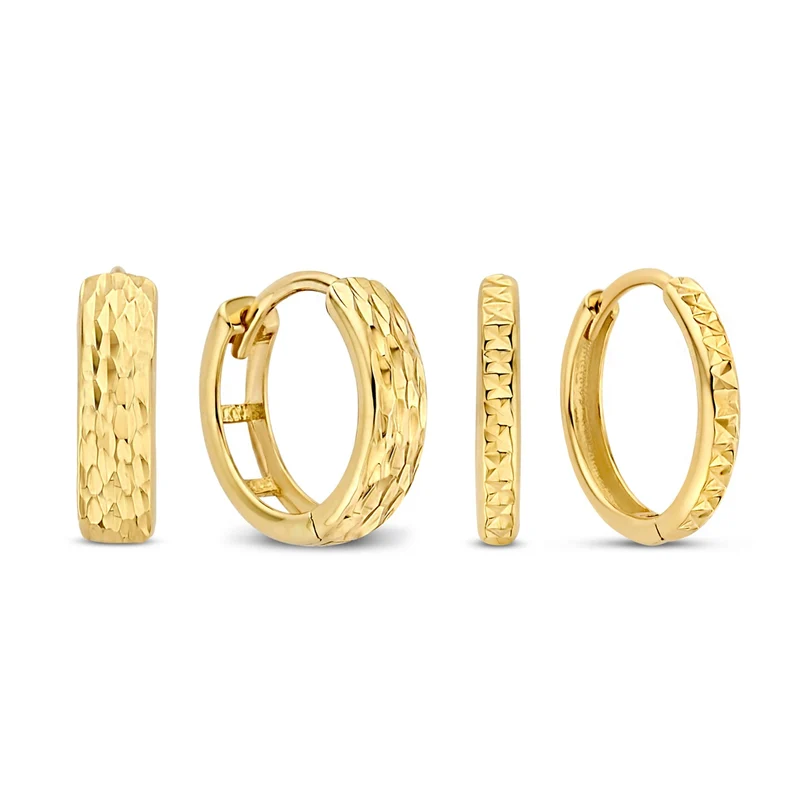 Isabel Bernard Cadeau d'Isabel 14 Karat Gold Ohrring-Set IB90177