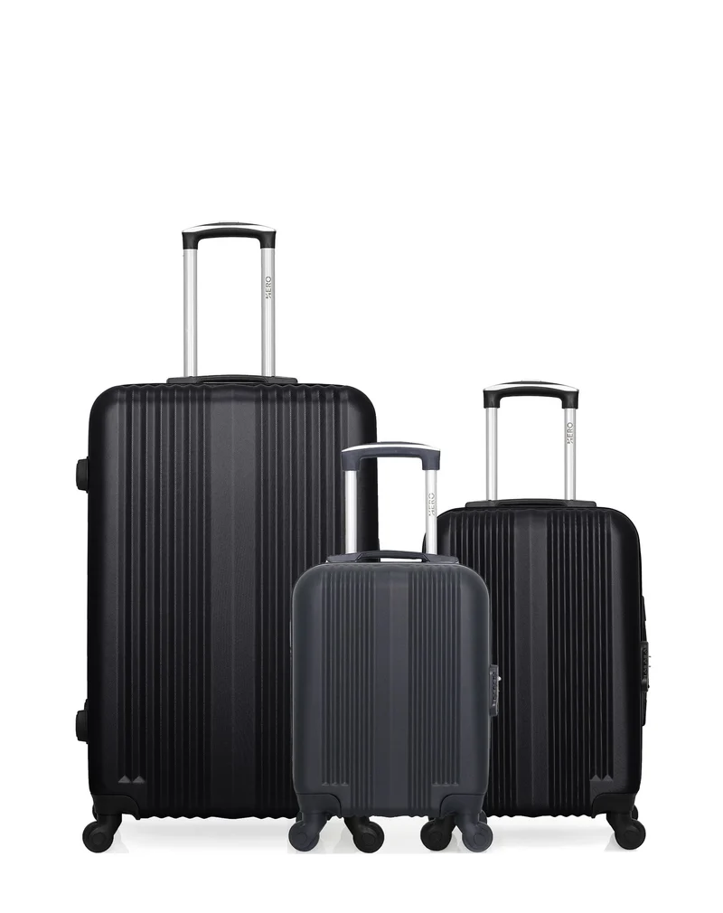 HERO - 3er-Pack – Großer Koffer, Handgepäck und Handgepäck XXS LIPARI