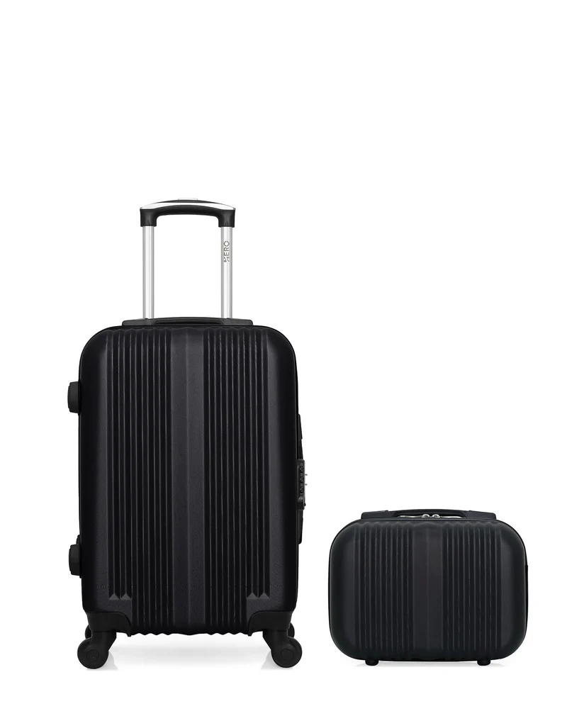 HERO – 2er-Pack – Handgepäck und Kosmetikkoffer LIPARI