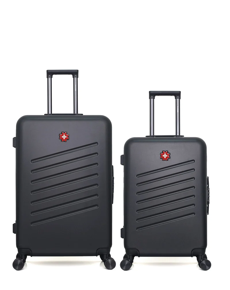SWISS KOPPER – 2er-Pack – Großer Koffer und mittelgroßer Koffer ZURICH