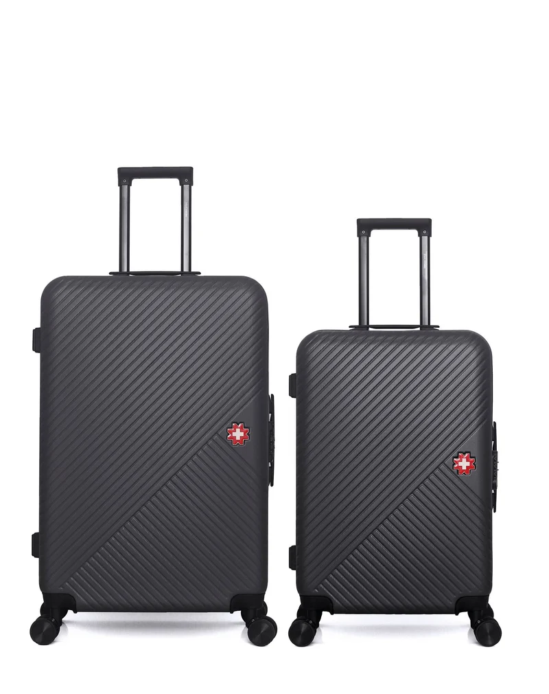 SWISS KOPPER – 2er-Pack – Großer Koffer und mittelgroßer Koffer SPIEZ