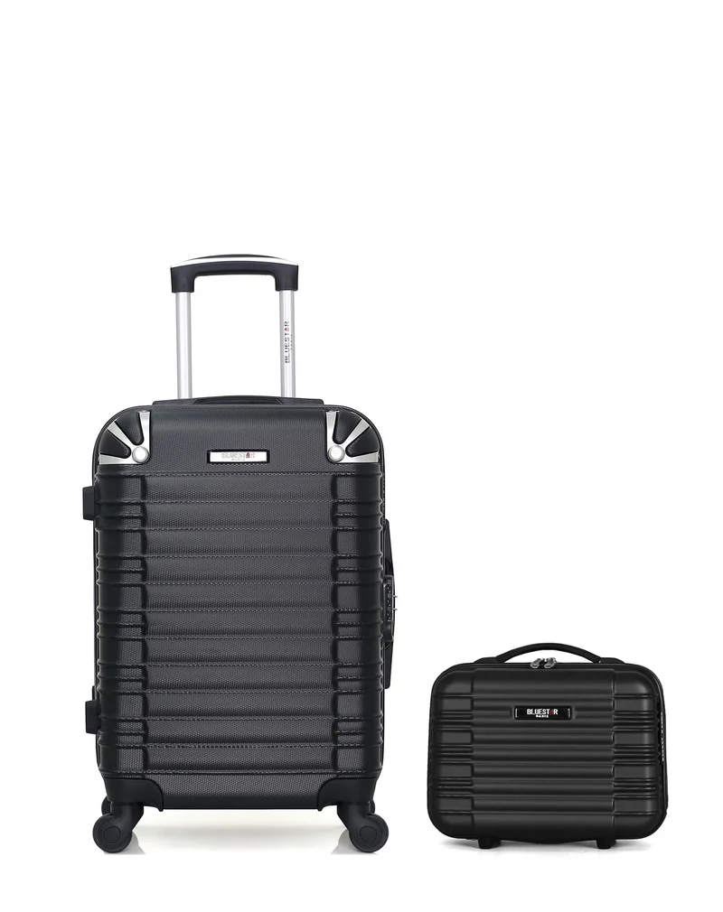 BLUESTAR – 2er-Pack – Handgepäck und Kosmetikkoffer LIMA