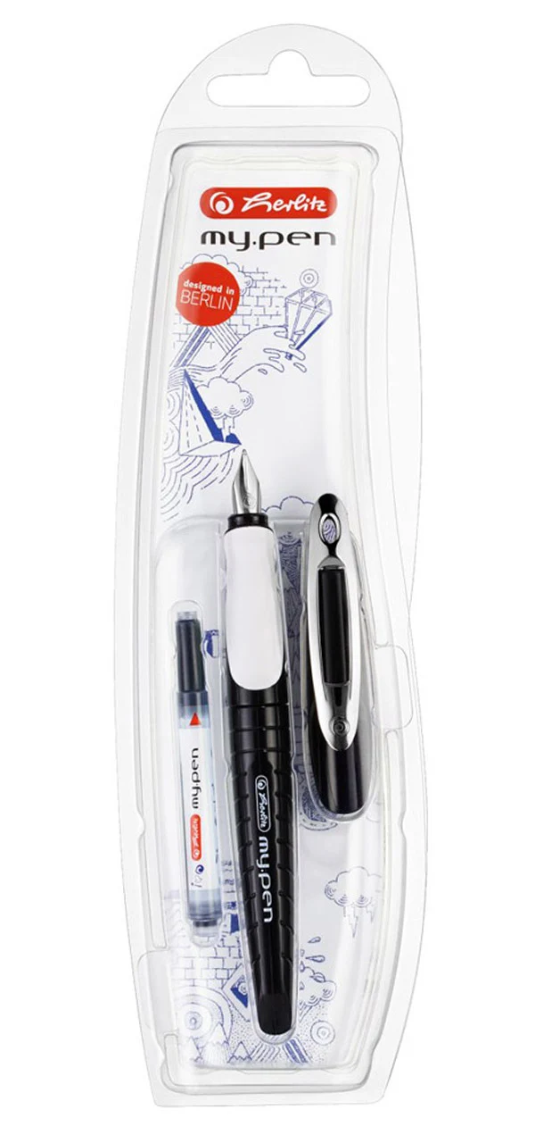 Herlitz my.pen Schul-Füller für Rechtshänder