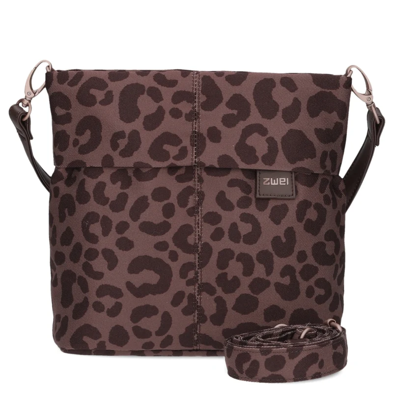 zwei Mademoiselle M8 - Schultertasche 25 cm (leo-brown)