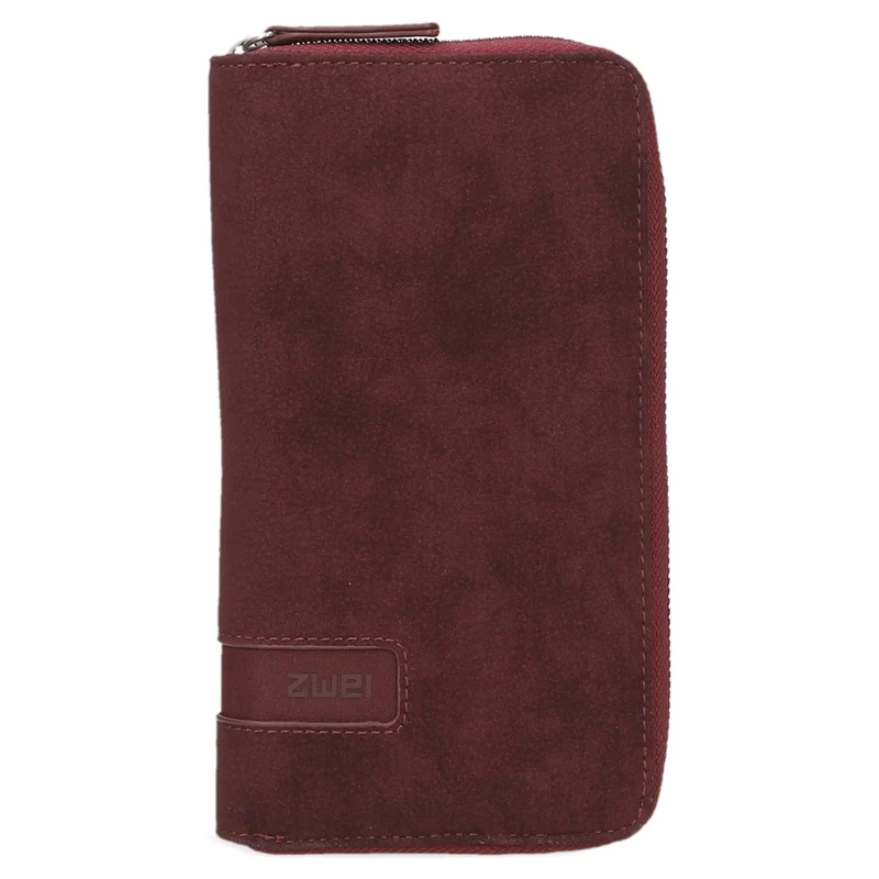 zwei Mademoiselle MW2 - Geldbörse 15cc 20 cm (nubuk-bordeaux)