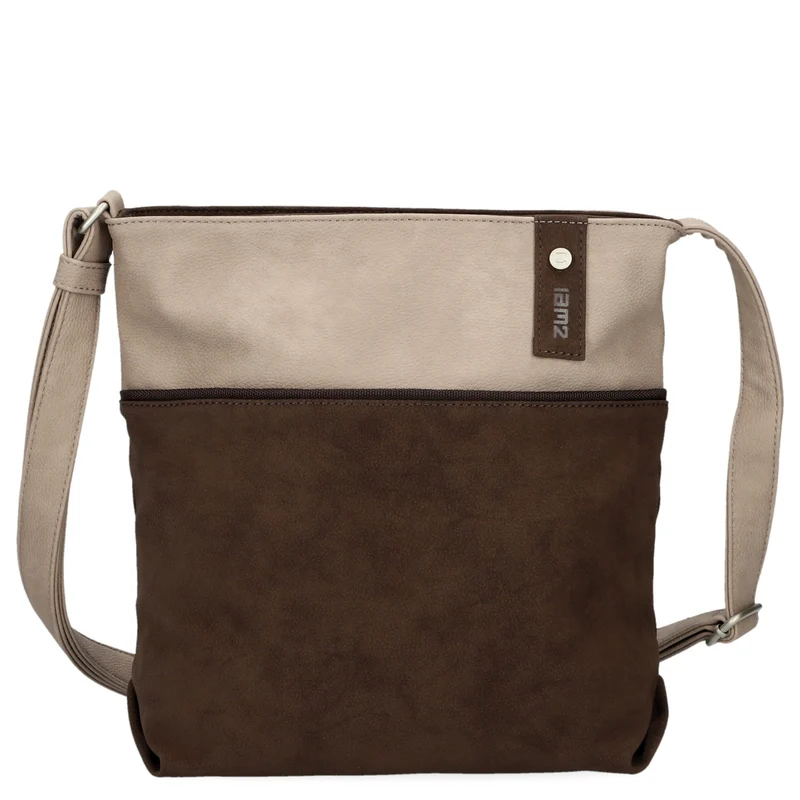 zwei Jana J10 - Schultertasche 29 cm (nubuk-espresso)