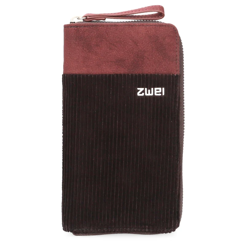 zwei Eva EV2 - Geldbörse 15cc 19 cm (cord-espresso)