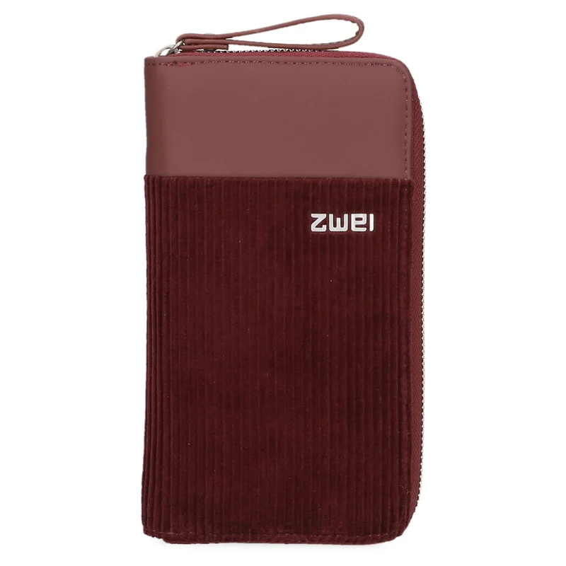 zwei Eva EV2 - Geldbörse 15cc 19 cm (cord-bordeaux)