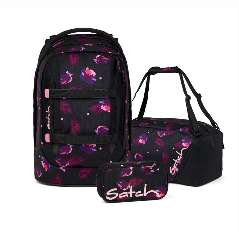 Satch Pack Mystic Nights Schulrucksack Set 3tlg.