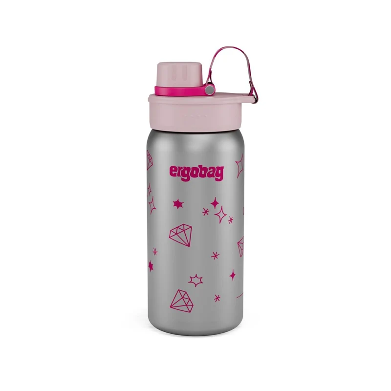 Ergobag Edelstahl Trinkflasche Glitzer 0,5 l