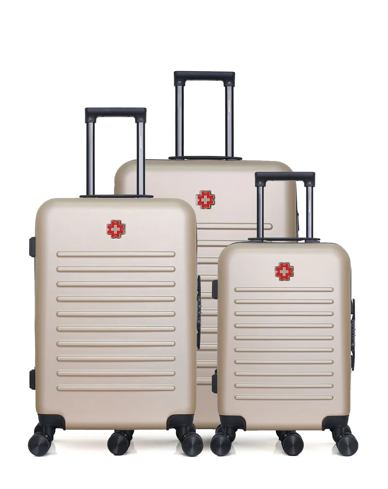 SWISS KOPPER – 3er-Pack: Großer Koffer, mittelgroßer Koffer und Handgepäck WIL