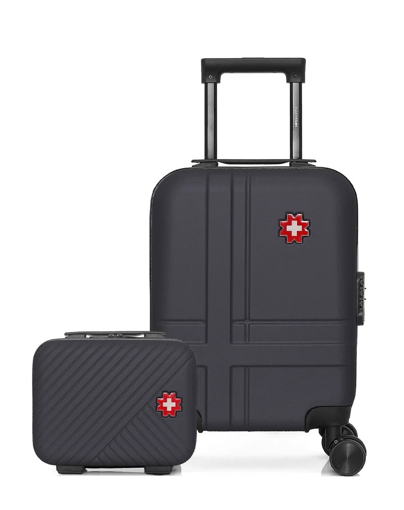 SWISS KOPPER - 2er-Pack: Handgepäck XXS und Kosmetikkoffer USTER