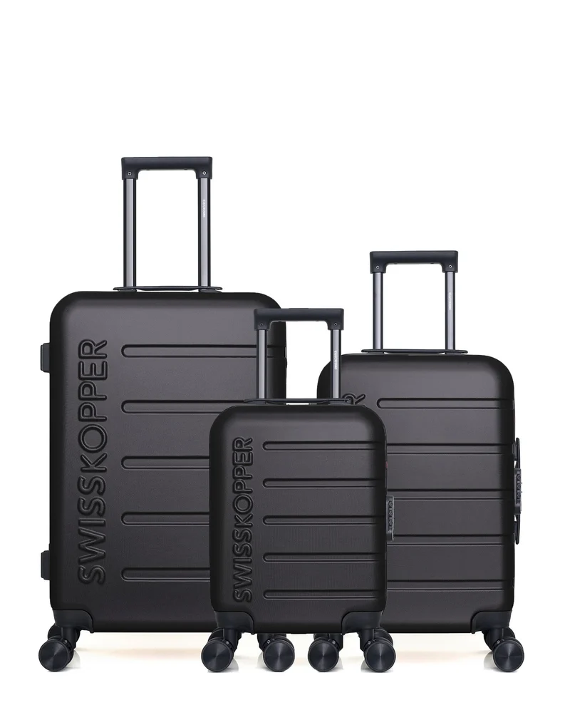 SWISS KOPPER – 3er-Pack: Mittelgroßer Koffer, Handgepäck und Handgepäck XXS AIGLE