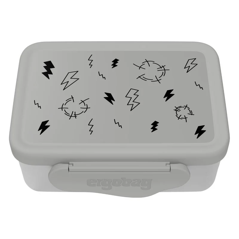 Ergobag Edelstahl Brotdose Gewitter 3tlg.