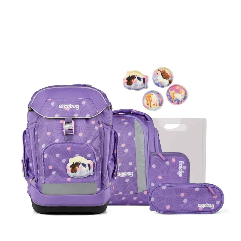 Ergobag Maxi PonyBäradies Schulrucksack Set 6tlg.