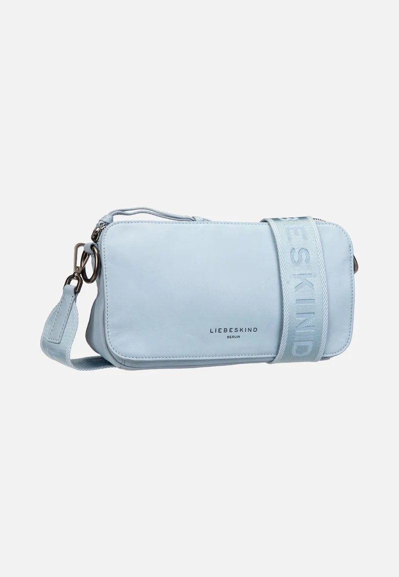 Clarice Crossbody M Sheep Natural Blue Denim - Crossbody Bag