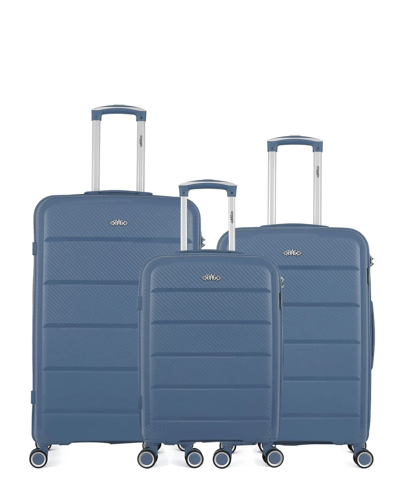 OBAGO – 3er-Pack: Großer Koffer, mittelgroßer Koffer und Handgepäck PHENIX