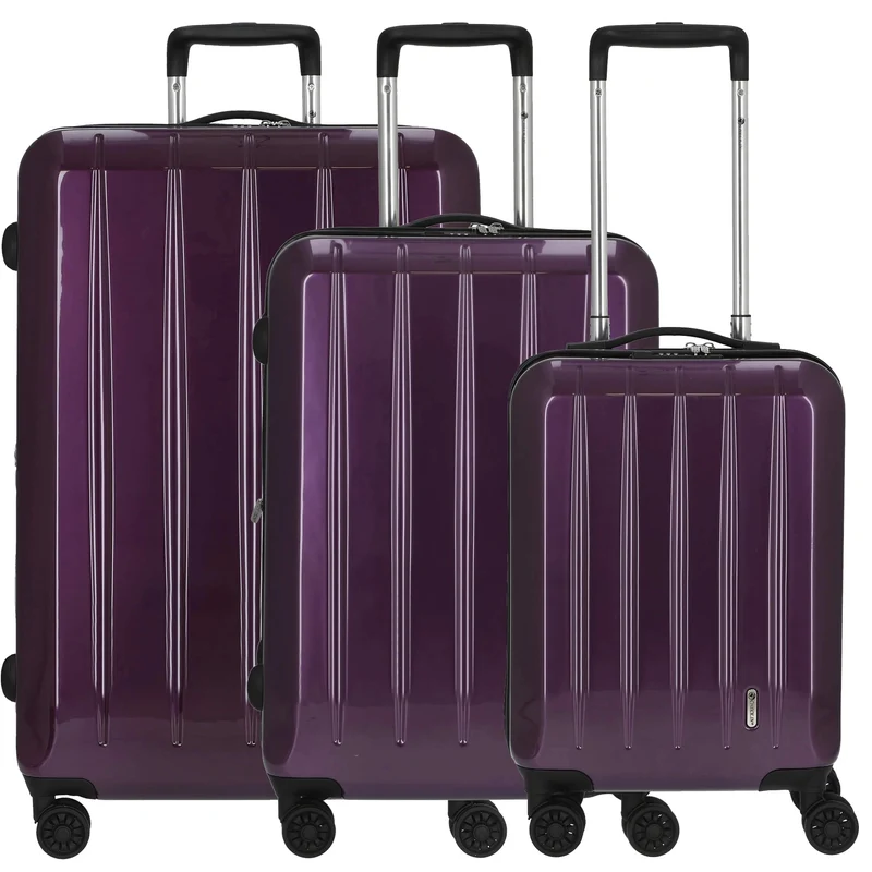 CHECK.IN London 2.0 Trolley-Set 3tlg. (lila)