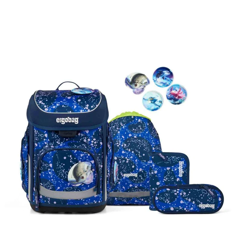 Ergobag Cubo OzeanBärwohner Schulranzen Set 5tlg.