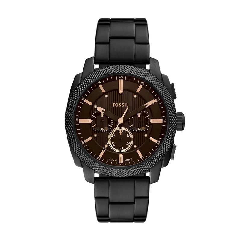 Fossil Machine Schwarze Herrenuhr FS6097
