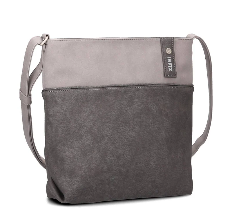 zwei Jana J10 - Schultertasche 29 cm (nubuk-stone)