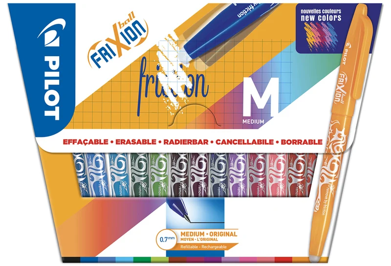 Pilot Frixion Ball 0.7 Tintenroller - 15er Set