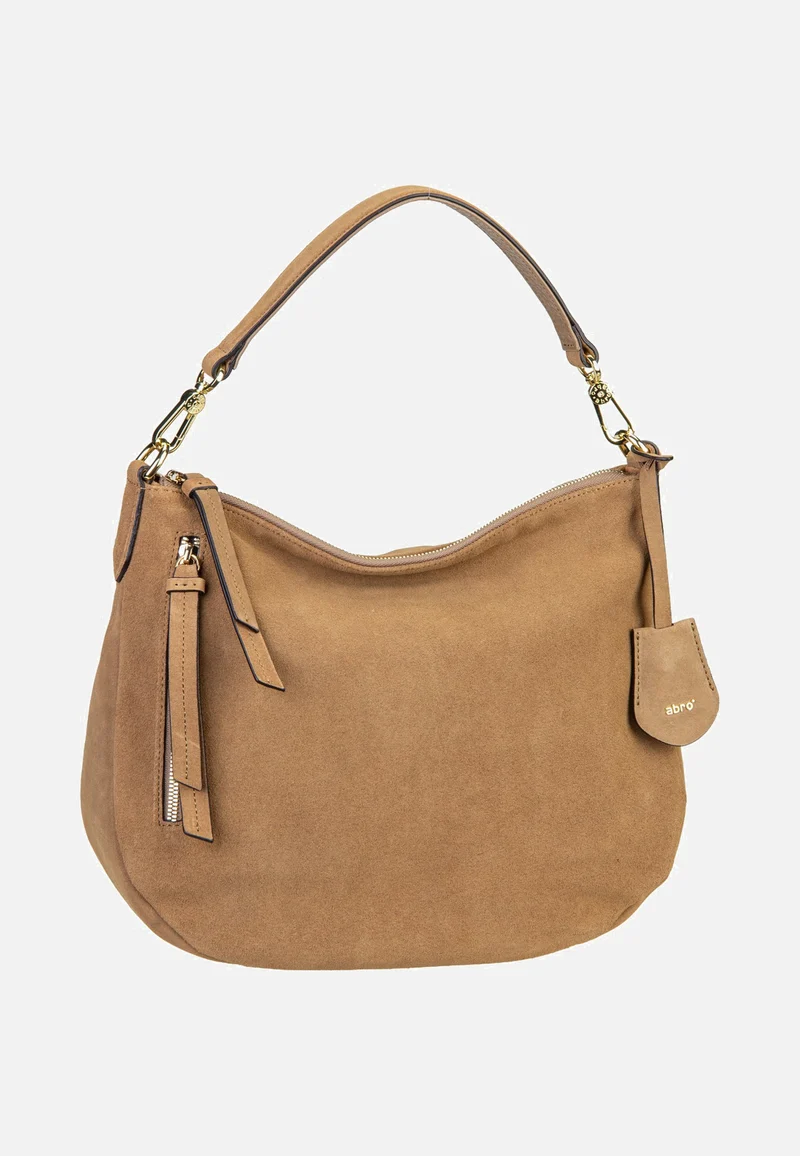 Juna Small Suede Cappuccino - Hobo Bag