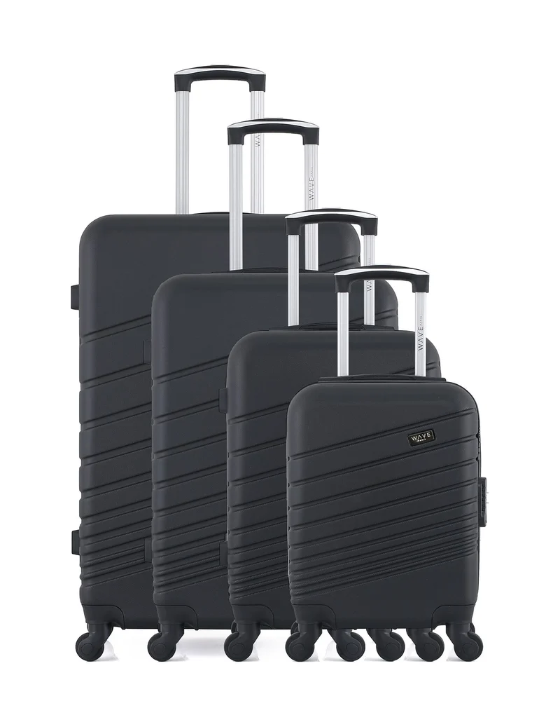 WAVE PARIS - 4er-Set: Hartschalenkoffer TIGRE-M