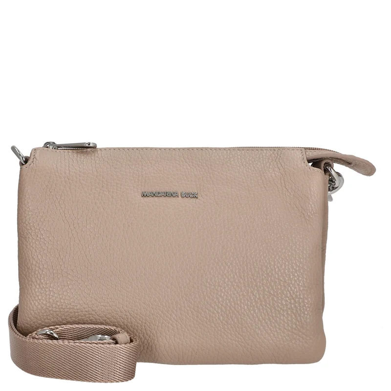 Mandarina Duck Mellow Leather Pochette - Abendtasche 23 cm (warm taupe)