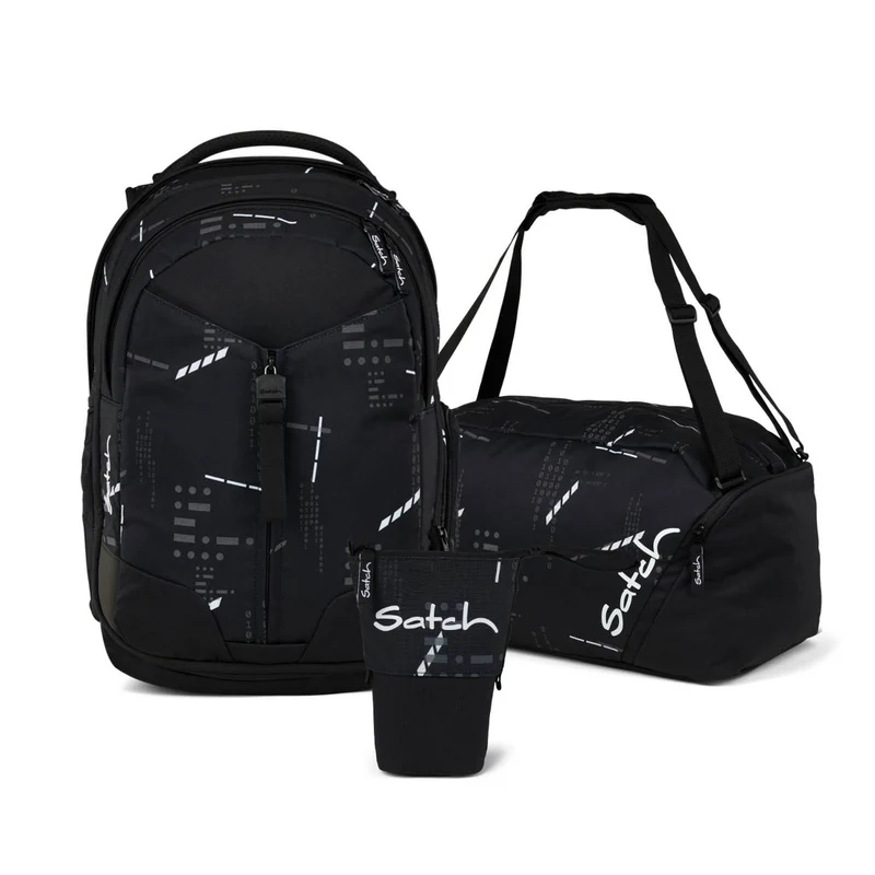 Satch Match Ninja Matrix Pencil Slider Edition Schulrucksack Set 3tlg.