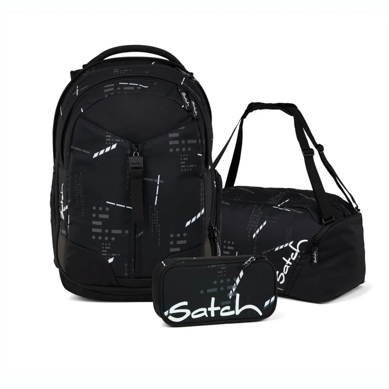 Satch Match Ninja Matrix Schulrucksack Set 3tlg.