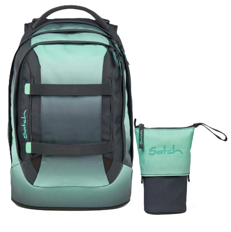 Satch Pack Gradient Mint Schulrucksack Set 2tlg.